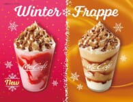マクドナルド／冬のフラッペ「いちごクリームブリュレ」など2品を期間限定販売